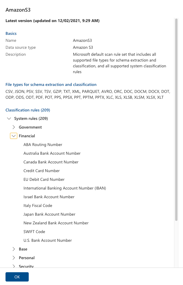 Scan Amazon S3 Bucket