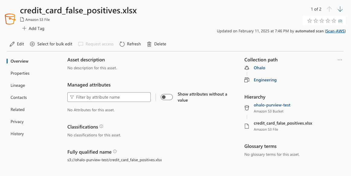 False positive test file